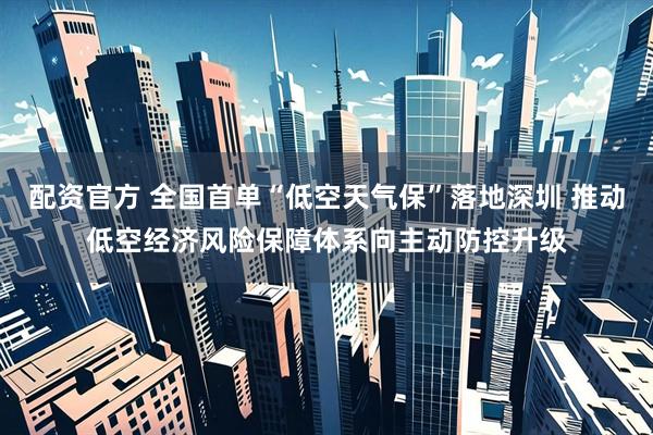 配资官方 全国首单“低空天气保”落地深圳 推动低空经济风险保障体系向主动防控升级