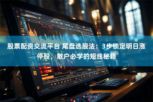 股票配资交流平台 尾盘选股法：3步锁定明日涨停股，散户必学的短线秘籍